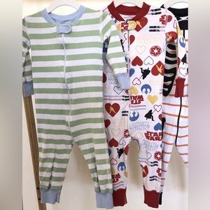 HANNA ANDERSSON | Lot of Two (2) Zip Sleeper Pajamas